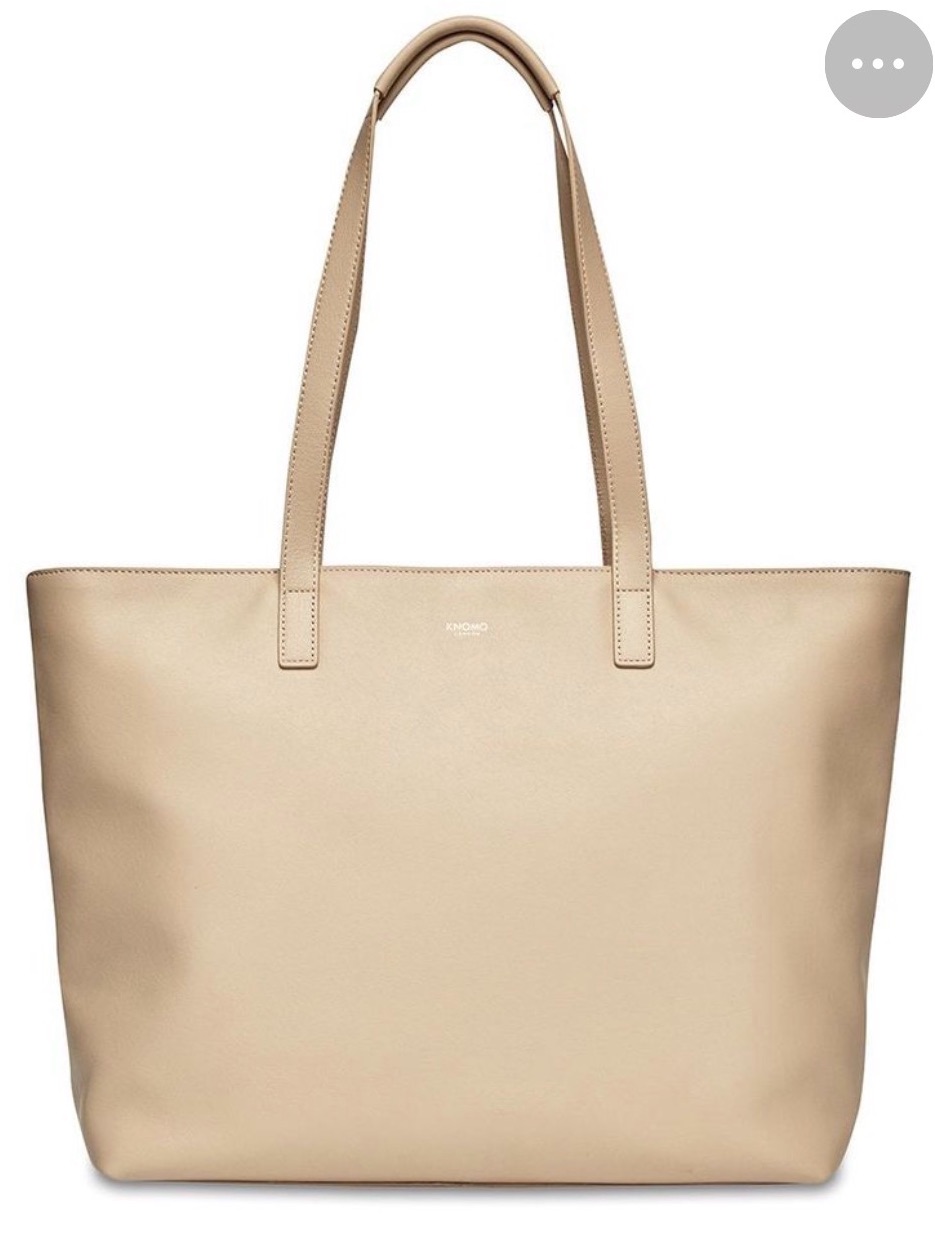 Knomo London Maddox Women's Beige Leather Tote Bag